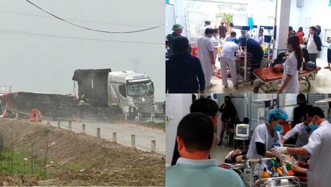 Tin mới nhất vụ lật xe chở học sinh trên cao tốc ở Nghệ An, tiết lộ tình hình hiện tại của các nạn nhân