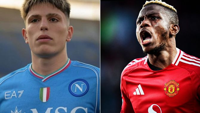 Napoli phá kỷ lục TTCN vì Garnacho, sẵn sàng để Osimhen tới Manchester United với giá rẻ khó tin