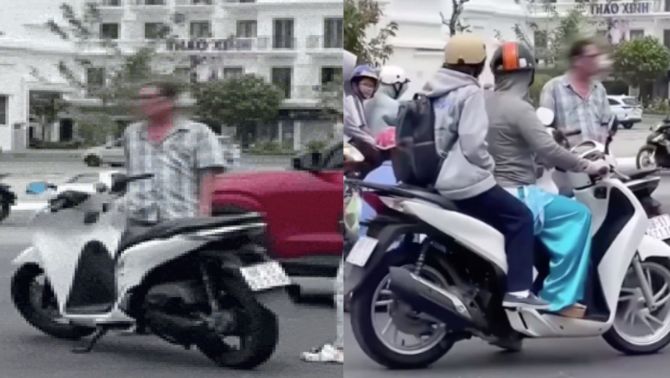 CĐM 'dậy sóng' vụ chủ xe SH bắt người đàn ông quỳ rạp giữa lòng đường, thái độ đôi nam nữ gây chú ý 