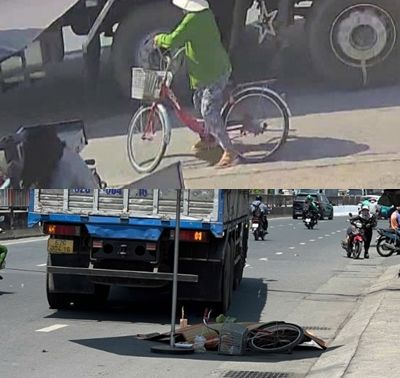 Nóng tại TP.HCM: Cụ bà gần 80 tuổi đi ngược chiều, bị xe tải đâm đến tử vong
