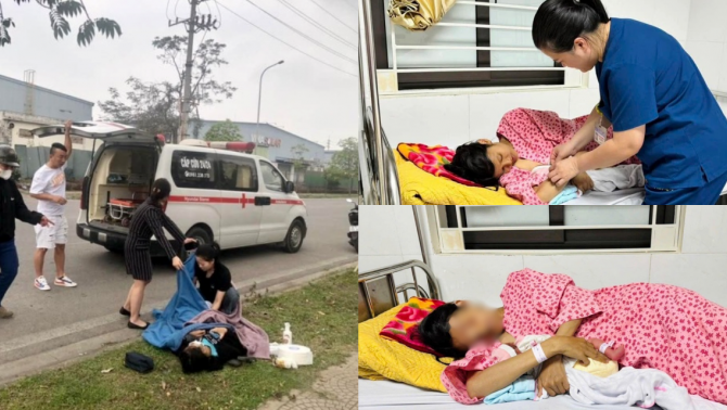 Bắc Giang: Người phụ nữ đi xin việc rồi đẻ rơi trước cổng công ty mới biết mình mang thai