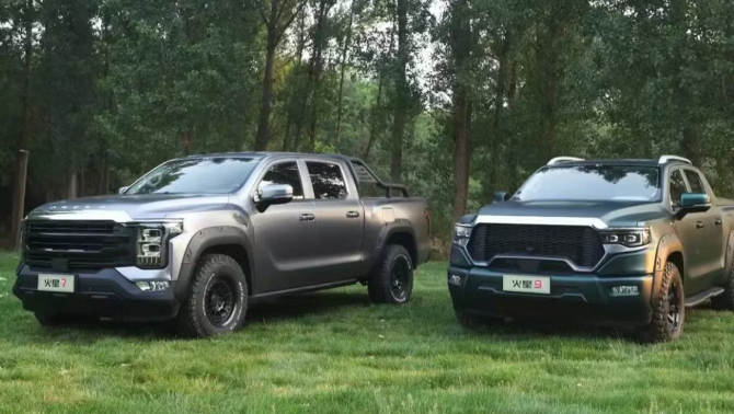 2 mẫu bán tải Trung Quốc mới ra mắt, thiết kế ấn tượng, giá từ 560 triệu, đánh bại Ford Ranger