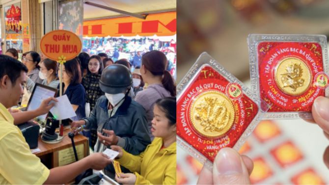 Dù vàng đang ‘nóng hổi’, dân tình quyết mua bằng mọi giá, miễn có vàng trong tay