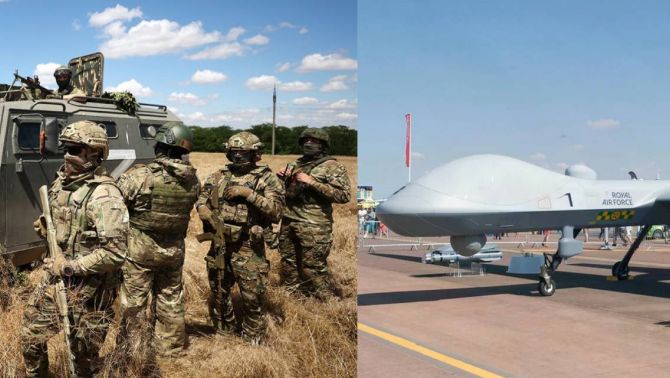 Bộ trưởng Quốc phòng Anh tuyên bố sẽ viện trợ hàng trăm nghìn UAV cho tiền tuyến Ukraine 