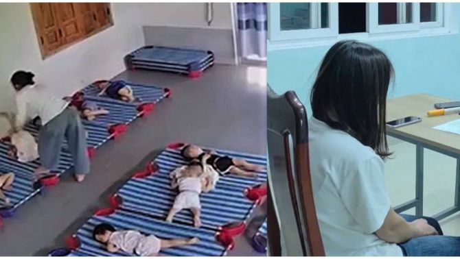 Vụ bảo mẫu bạo hành: Bé 20 tháng tuổi hoảng loạn, khóc thét khi thấy bóng dáng cô