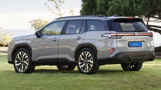 Subaru Outback 2026 lộ diện, 'lột xác' SUV hầm hố, thêm bản hybrid, Hyundai Santa Fe đang ‘run’