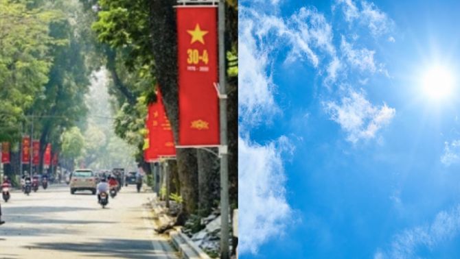 Dự báo thời tiết 3 miền Bắc Bộ, Trung Bộ và Nam Bộ ngày lễ 30/4 - 1/5: Có khu vực gần 40 độ, nắng nóng đỉnh điểm