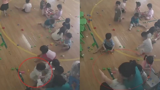 Tin nóng vụ bé 22 tháng tuổi bị cô giáo lôi vào góc khuất đánh tới tấp, xốc ngược đầu xuống đất