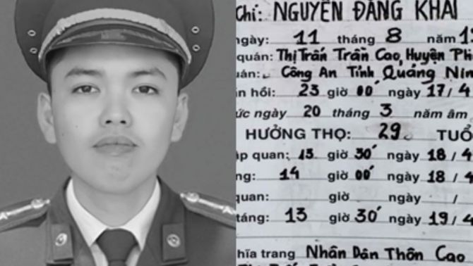 Quảng Ninh: Đề xuất trao Huân chương chiến công cho Thượng úy hy sinh khi truy bắt tội phạm ma túy