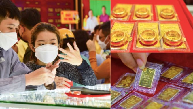 Giá vàng chốt phiên hôm nay 23/4: ‘Lật mặt’, giá vàng miếng và vàng nhẫn khiến nhiều người không đứng vững