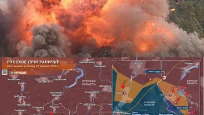 Nga tấn công 'thần tốc' giành lại 2 thành trì cuối cùng của Ukraine tại vùng Kursk