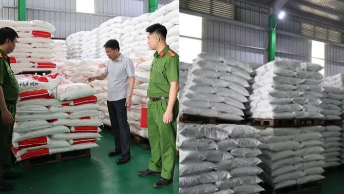 Hàng chục tấn mì chính, hạt nêm giả vừa bị lực lượng chức năng phát hiện