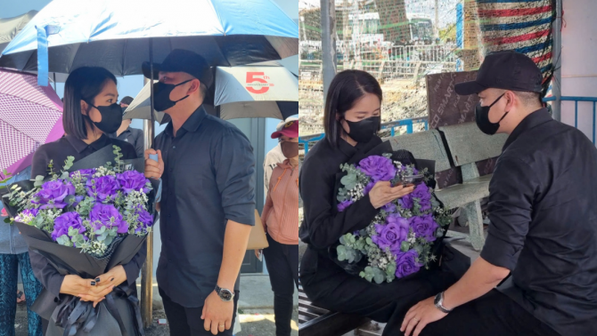 Vợ chồng Lê Phương nghẹn ngào đến tiễn Quý Bình đoạn cuối, mang theo một thứ đặc biệt gây xúc động