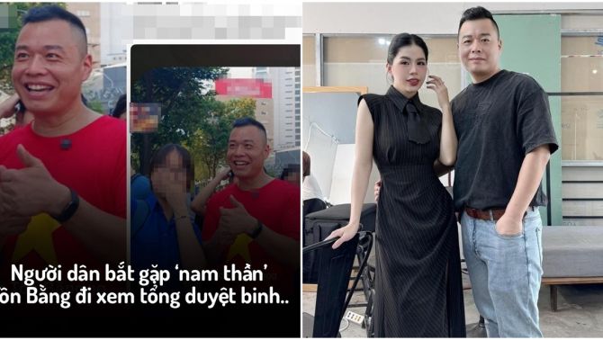 Tôn Bằng đi xem diễu binh, xuất hiện với ngoại hình gây bất ngờ sau 1 năm ly hôn với Hằng Du Mục