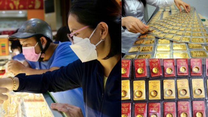 Giá vàng hôm nay 1/5/2025: Chưa kịp hoàn hồn, người có vàng tiếp tục 'choáng' trước giá vàng nhẫn, vàng miếng SJC
