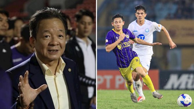 Hà Nội FC thảm bại ở 'chung kết sớm' V.League, bầu Hiển có động thái bất ngờ với CLB Nam Định