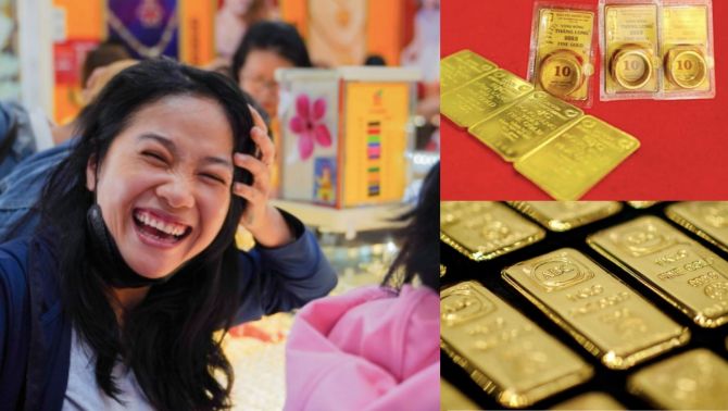 Giá vàng chốt phiên hôm nay 6/5: Vẫn tăng ‘ầm ầm’ nhưng chưa bằng giá vàng mở phiên