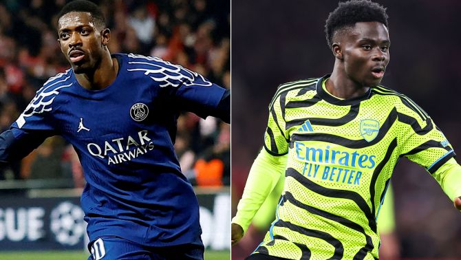 Kết quả bóng đá Champions League hôm nay: Arsenal lật kèo PSG, Dembele lu mờ trước Saka?