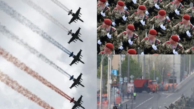 Nga 'hiên ngang' để lộ dàn vũ khí 'hạng nặng' trong buổi tổng duyệt kỷ niệm 80 năm Ngày Chiến thắng