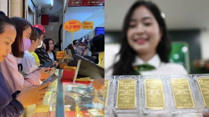 Giá vàng chốt phiên hôm nay 8/5: Liên tục ‘nhảy nhót’, người có vàng chỉ biết ‘đứng hình’ theo dõi