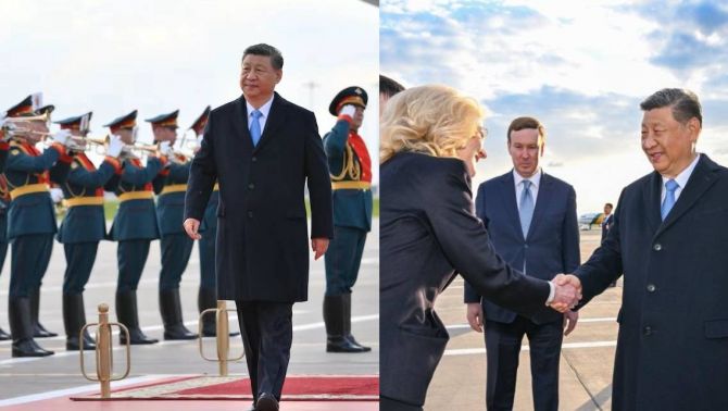 Chuyên cơ chở ông Tập Cận Bình đã tới Moscow, được 'thế lực` đặc biệt của Nga hộ tống