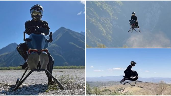 Chiếc 'xe bay' đầu tiên trên thế giới cất cánh mà không cần quạt, nhẹ hơn xe máy 7 lần, đạt tốc độ ngang ô tô