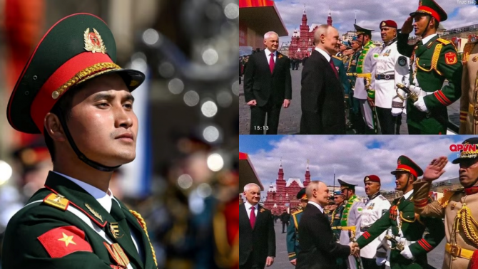 Tiết lộ câu nói của Trung úy QĐND Việt Nam vinh dự được bắt tay Tổng thống Putin ở Quảng trường Đỏ
