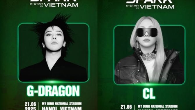 BTC công bố giá vé xem G-Dragon và CL biểu diễn tại Hà Nội: Cao nhất khoảng 6,5 triệu đồng/cặp