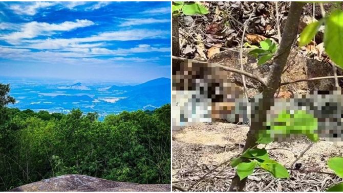 Thấy mùi hôi thối bất thường bốc lên, người dân tá hỏa khi phát hiện thi thể ở gần chân núi Dinh