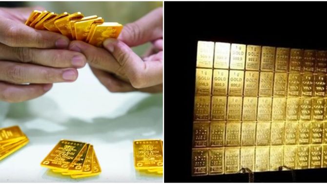 Tối 14/5, giá vàng ‘lao dốc không phanh’ xuống mức thấp nhất trong hơn 1 tháng qua