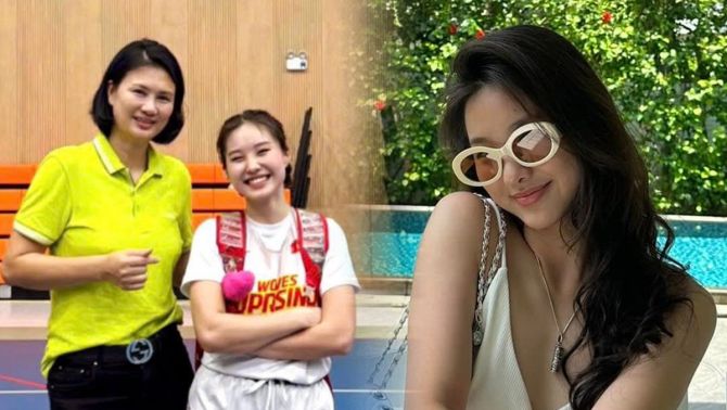 Con gái hoa khôi bóng chuyền Kim Huệ trổ mã tuổi 17, giỏi giang, xinh đẹp không thua kém mẹ