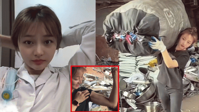 Nữ bác sĩ xinh đẹp làm thu gom rác đêm: Số tiền kiếm được ở bãi phế liệu cao hơn so với bệnh viện