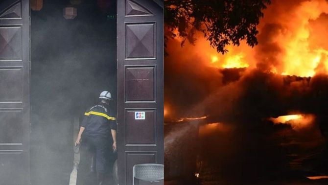 Lại có cháy lớn tại Hà Nội: Một căn nhà 5 tầng trên phố Phan Đình Phùng bốc cháy, tình hình ra sao?