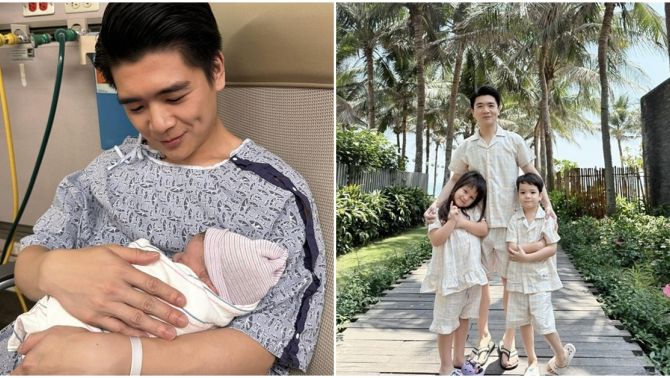 Phản ứng của CĐM khi con trai ‘bầu Hiển’ lên chức bố lần 3, danh tính mẹ của đứa bé gây tò mò