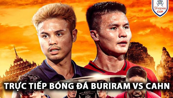 Trực tiếp bóng đá Buriram Utd vs CAHN - Chung kết Cup C1 Đông Nam Á: Quang Hải lập siêu phẩm trên đất Thái?