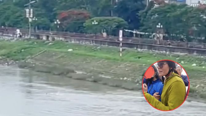 CĐM thót tim chứng kiến khoảnh khắc cô giáo lao mình xuống sông cứu nữ sinh tại Nam Định 