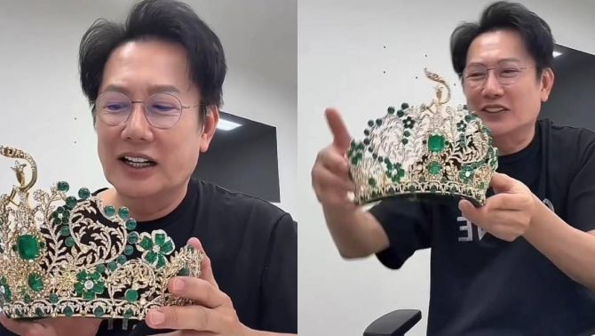 Mr. Nawat gây chấn động khi khoe vương miện 'real' của Miss Grand International 2024, chiếc của Rachel Gupta là bản sao