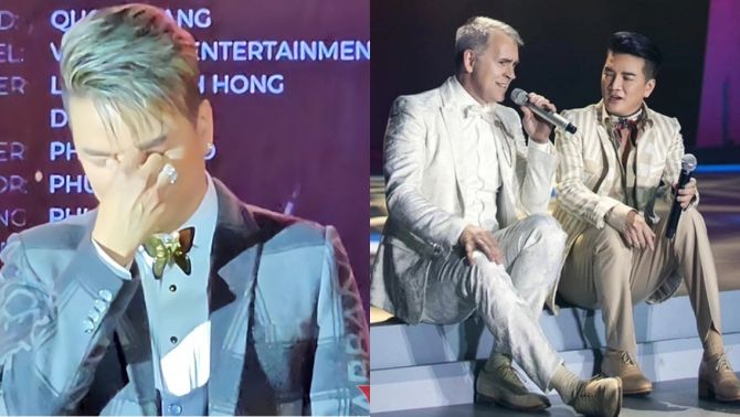 Đàm Vĩnh Hưng bật khóc, ngã khuỵu trong ngày trở lại, tuyên bố cực 'chất' vụ Xin Lỗi Tình Yêu bị mua