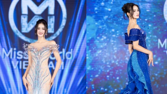 Tranh cãi từ fan beauty queen xoay quanh váy dạ hội của Hoa hậu Ý Nhi tại Miss World 2025