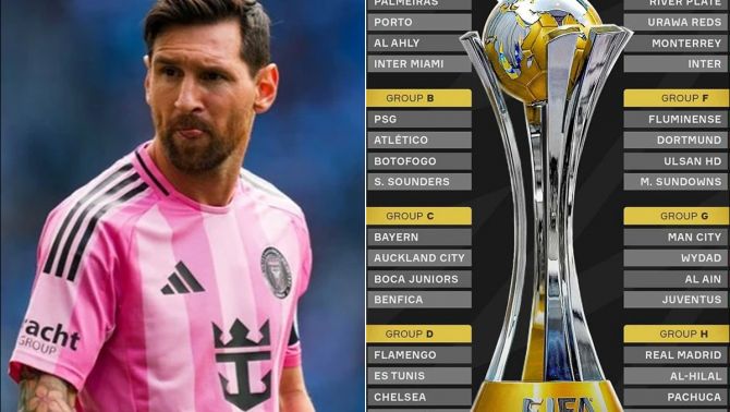 Lịch thi đấu bóng đá hôm nay 1/6: Messi lập kỷ lục ở Inter Miami; FIFA Club World Cup có biến?