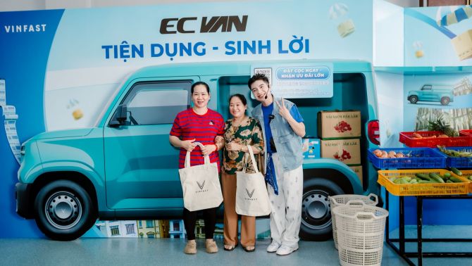 Những lý do xe chở hàng thuần điện VinFast EC Van ‘gây sốt’ suốt nhiều tuần qua