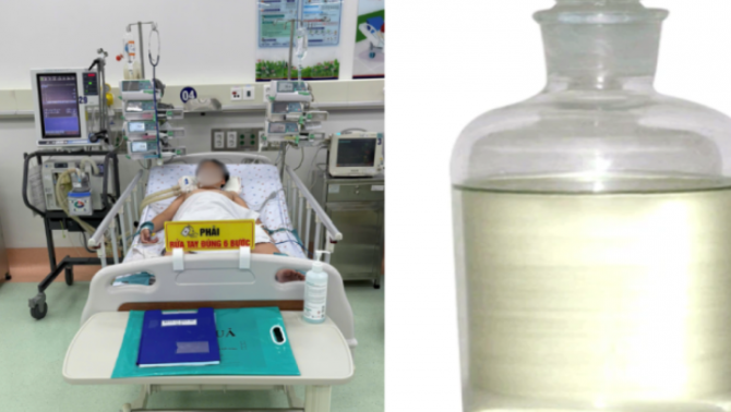  Bé trai hôn mê sâu sau 1 giờ ngồi trong ô tô kín, nghi do khí độc từ hóa chất người bố mua 