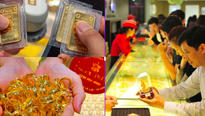 Giá vàng chốt phiên 3/6: Lại xuất hiện diễn biến lạ lùng của giá vàng miếng SJC, vàng nhẫn