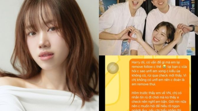 Meichan tiếp tục lên tiếng đính chính drama tình ái: Nhắc thẳng tên Harry, công khai tin nhắn riêng