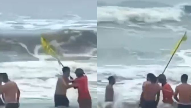 Từng cứu nhiều người đuối nước, nhân viên cứu hộ bị kiểm điểm vì hành động ngăn du khách tắm biển