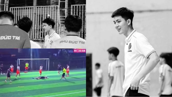 Camera ghi lại cảnh Trần Đặng Thiện qua đời ngay trên sân, giới túc cầu nghẹn ngào khi biết lý do