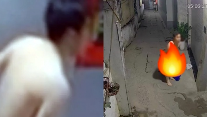 Clip người đàn ông trần như nhộng đuổi bắt cô gái trẻ trong đêm, hé lộ thân thế của tên biến thái