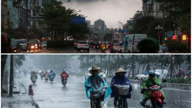 Thời tiết hôm nay 9/6: Miền Bắc nắng mưa đầy bất ổn, khu vực Hà Nội xuất hiện mưa dông kèm sấm sét