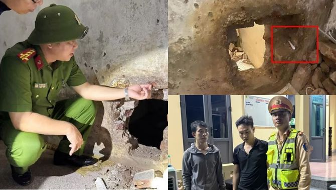 Hé lộ lý do 2 phạm nhân quyết định trốn trại ở Hà Nội, choáng váng trước vật dụng dùng để đục tường