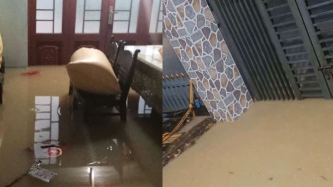 Lũ đổ về trong đêm khiến nhiều hộ dân ở Quảng Nam bàng hoàng vì chưa kịp sơ tán đồ đạc 